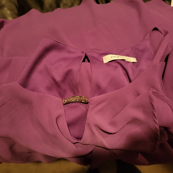 Rickis keyhole ruffle front dress size 12 - Picture 5 of 5